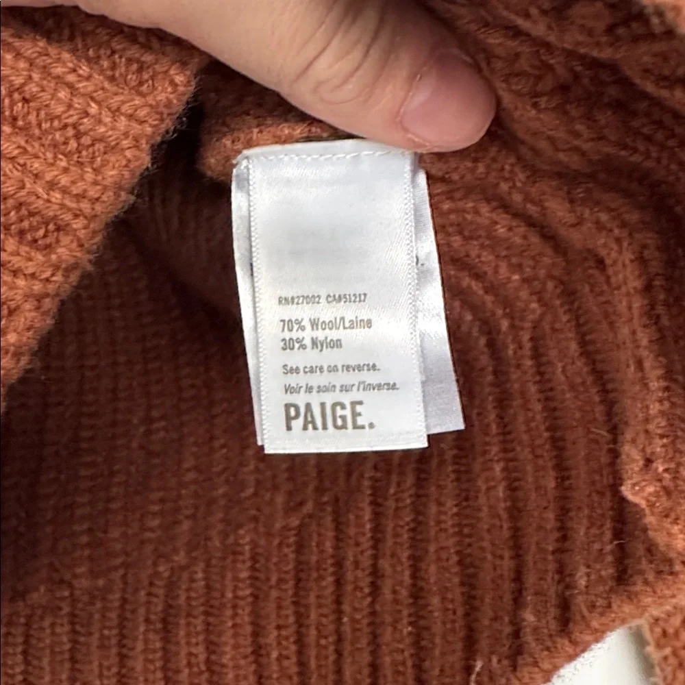 Paige Cable Knit Sweater Size Large - Picture 7 of 11